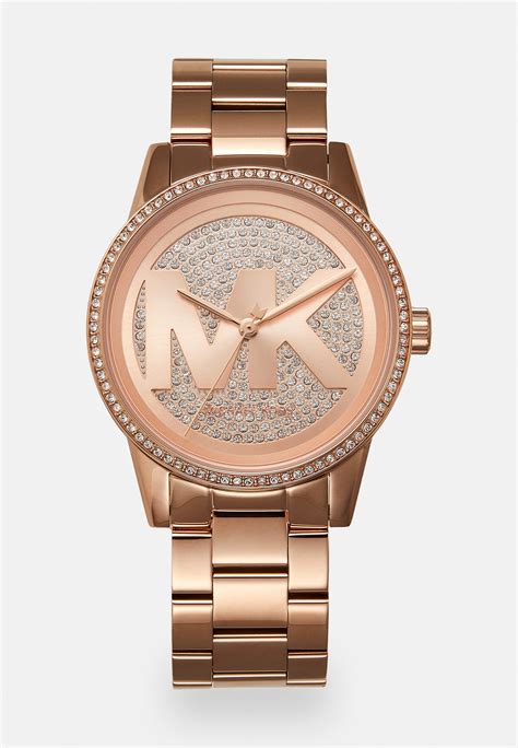 michael kors klokke dame|michael kors leather watches.